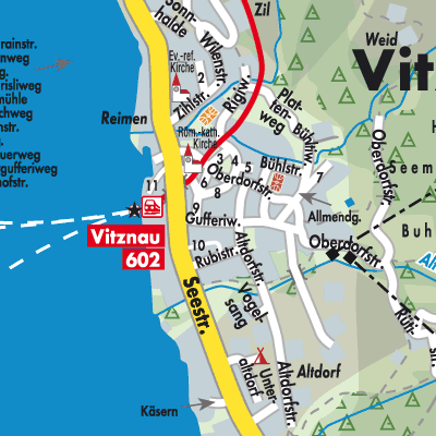 Stadtplan Vitznau