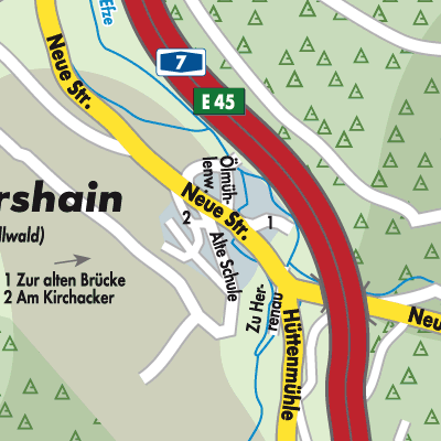 Stadtplan Völkershain