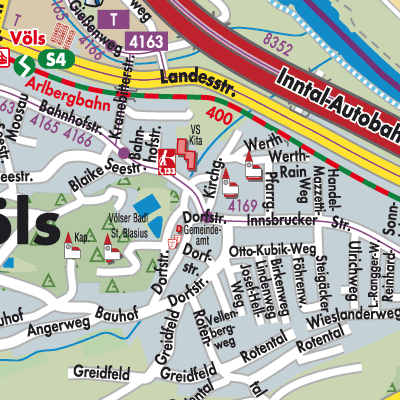 Stadtplan Völs