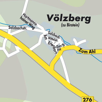 Stadtplan Völzberg