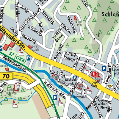 Stadtplan Voitsberg