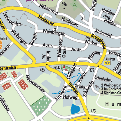 Stadtplan Volketswil