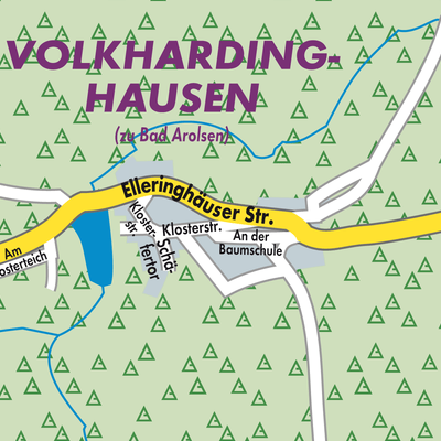 Stadtplan Volkhardinghausen