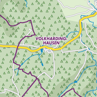 Übersichtsplan Volkhardinghausen