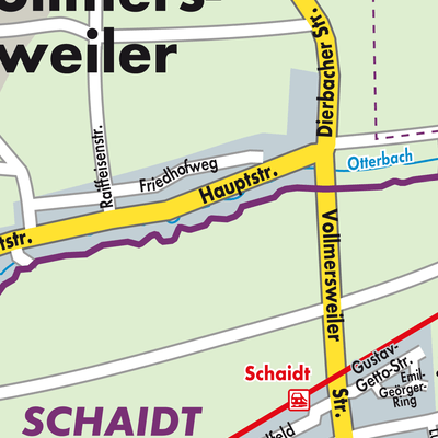 Stadtplan Vollmersweiler