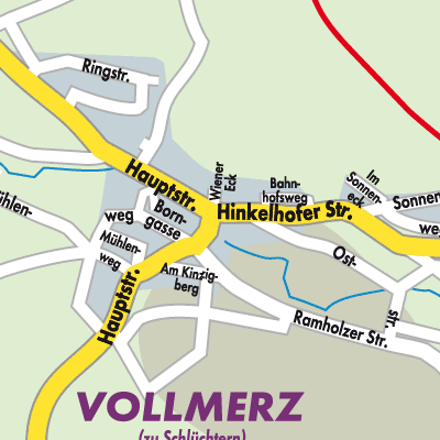 Stadtplan Vollmerz