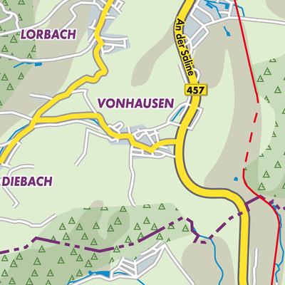 Übersichtsplan Vonhausen