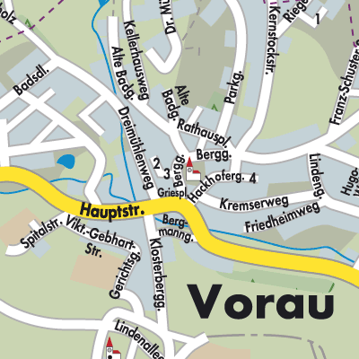 Stadtplan Vorau