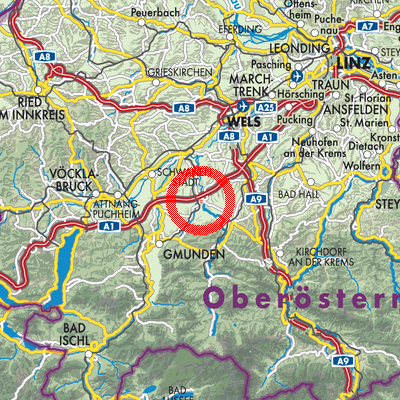 Landkarte Vorchdorf