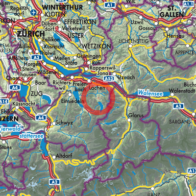 Landkarte Vorderthal