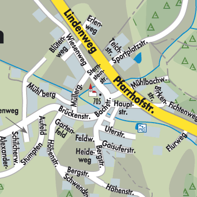 Stadtplan Vorderweißenbach