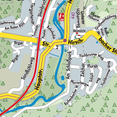 Stadtplan Vorra