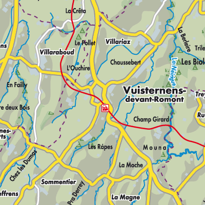 Übersichtsplan Vuisternens-devant-Romont