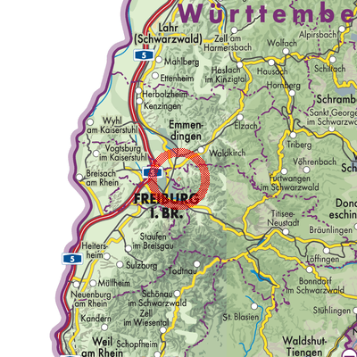 Landkarte VVG der Gemeinde Gundelfingen