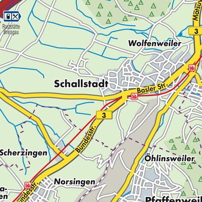 Übersichtsplan VVG der Gemeinde Schallstadt