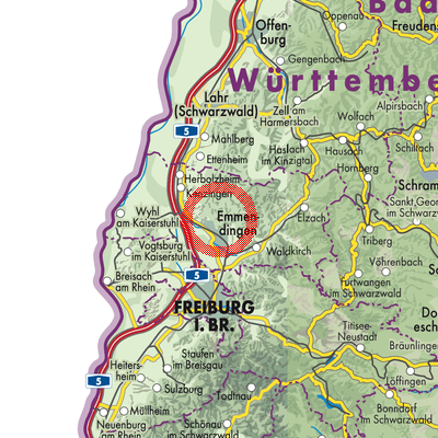 Landkarte VVG der Stadt Emmendingen