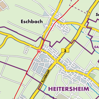 Übersichtsplan VVG der Stadt Heitersheim