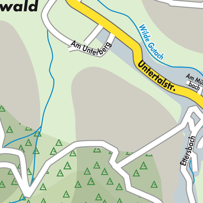 Stadtplan VVG der Stadt Waldkirch