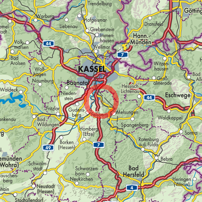 Landkarte Wagenfurth