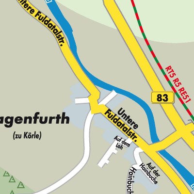 Stadtplan Wagenfurth