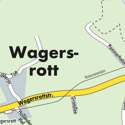 Stadtplan Wagersrott