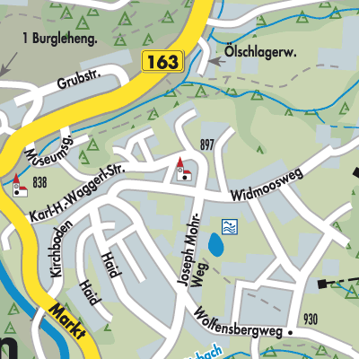 Stadtplan Wagrain