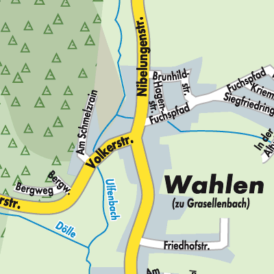 Stadtplan Wahlen