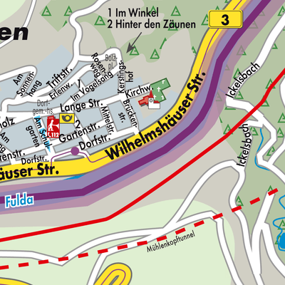 Stadtplan Wahnhausen