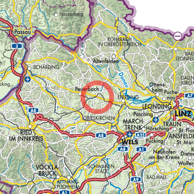 Landkarte Waizenkirchen