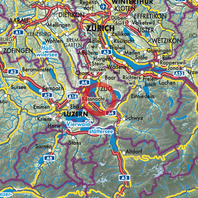 Landkarte Walchwil