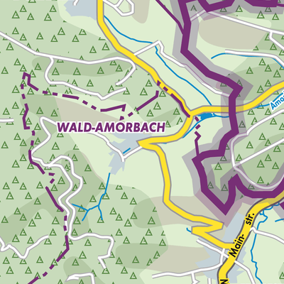 Übersichtsplan Wald-Amorbach