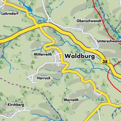 Übersichtsplan Waldburg