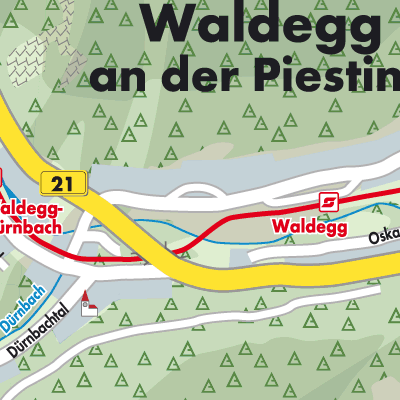 Stadtplan Waldegg