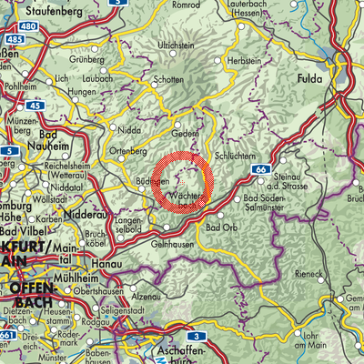 Landkarte Waldensberg