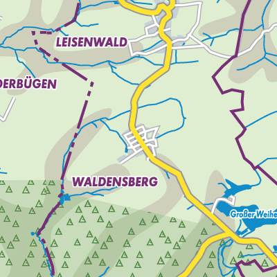 Übersichtsplan Waldensberg
