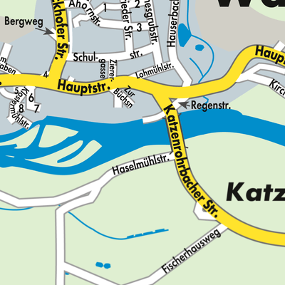 Stadtplan Walderbach (VGem)