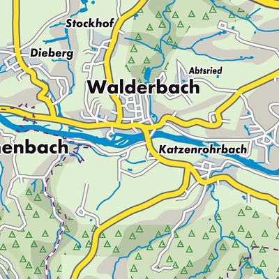 Übersichtsplan Walderbach (VGem)