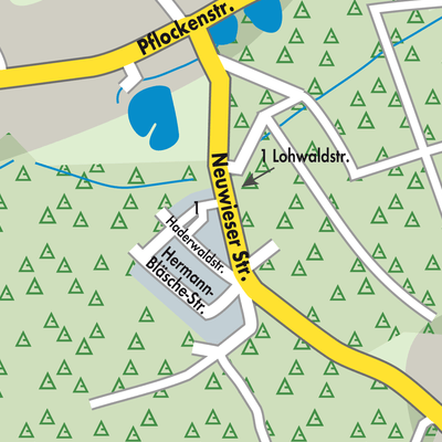 Stadtplan Waldesruh