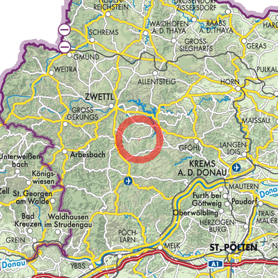 Landkarte Waldhausen