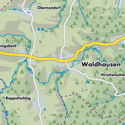 Übersichtsplan Waldhausen