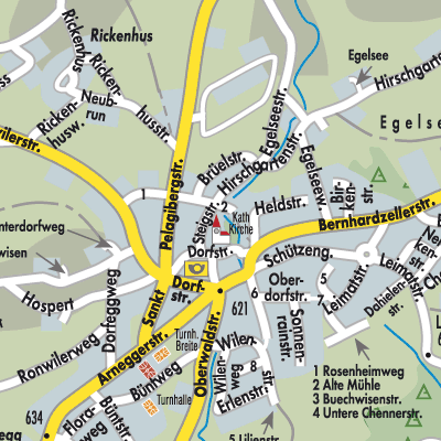 Stadtplan Waldkirch