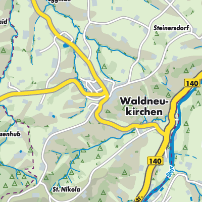 Übersichtsplan Waldneukirchen