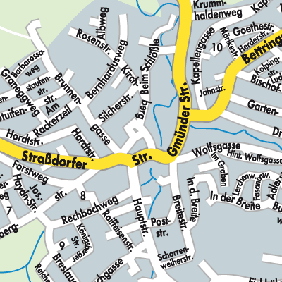 Stadtplan Waldstetten