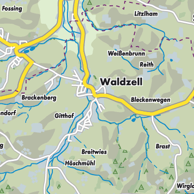 Übersichtsplan Waldzell