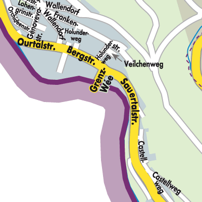 Stadtplan Wallendorf-Pont