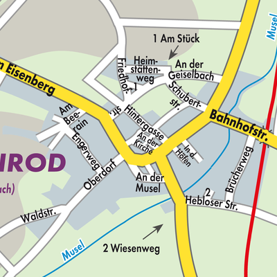 Stadtplan Wallenrod