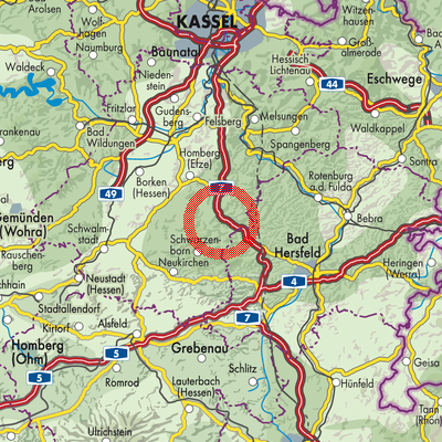 Landkarte Wallenstein