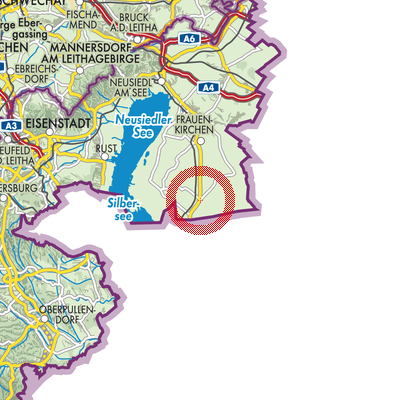 Landkarte Wallern im Burgenland
