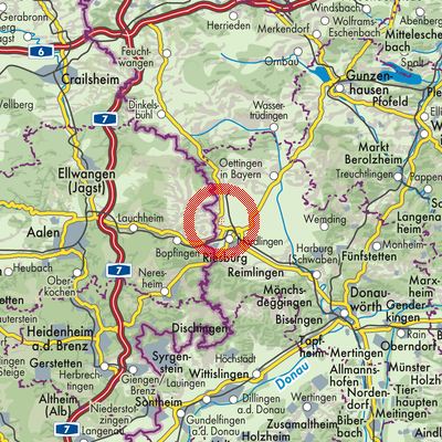 Landkarte Wallerstein (VGem)