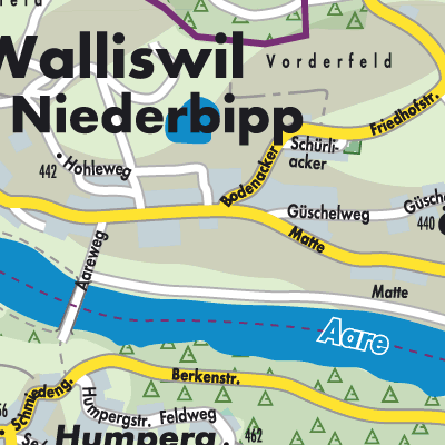 Stadtplan Walliswil bei Niederbipp